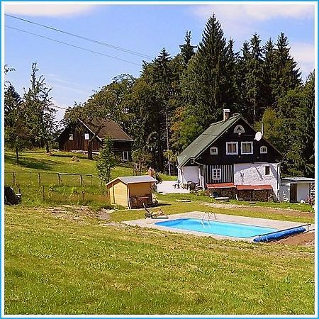 Na Slunecni Pohadkova Chaloupka Ve Sladke Dire Příchovice Exteriör bild