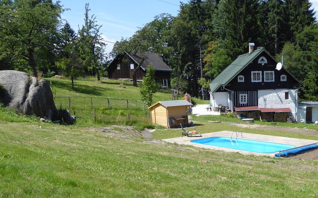 Na Slunecni Pohadkova Chaloupka Ve Sladke Dire Příchovice Exteriör bild